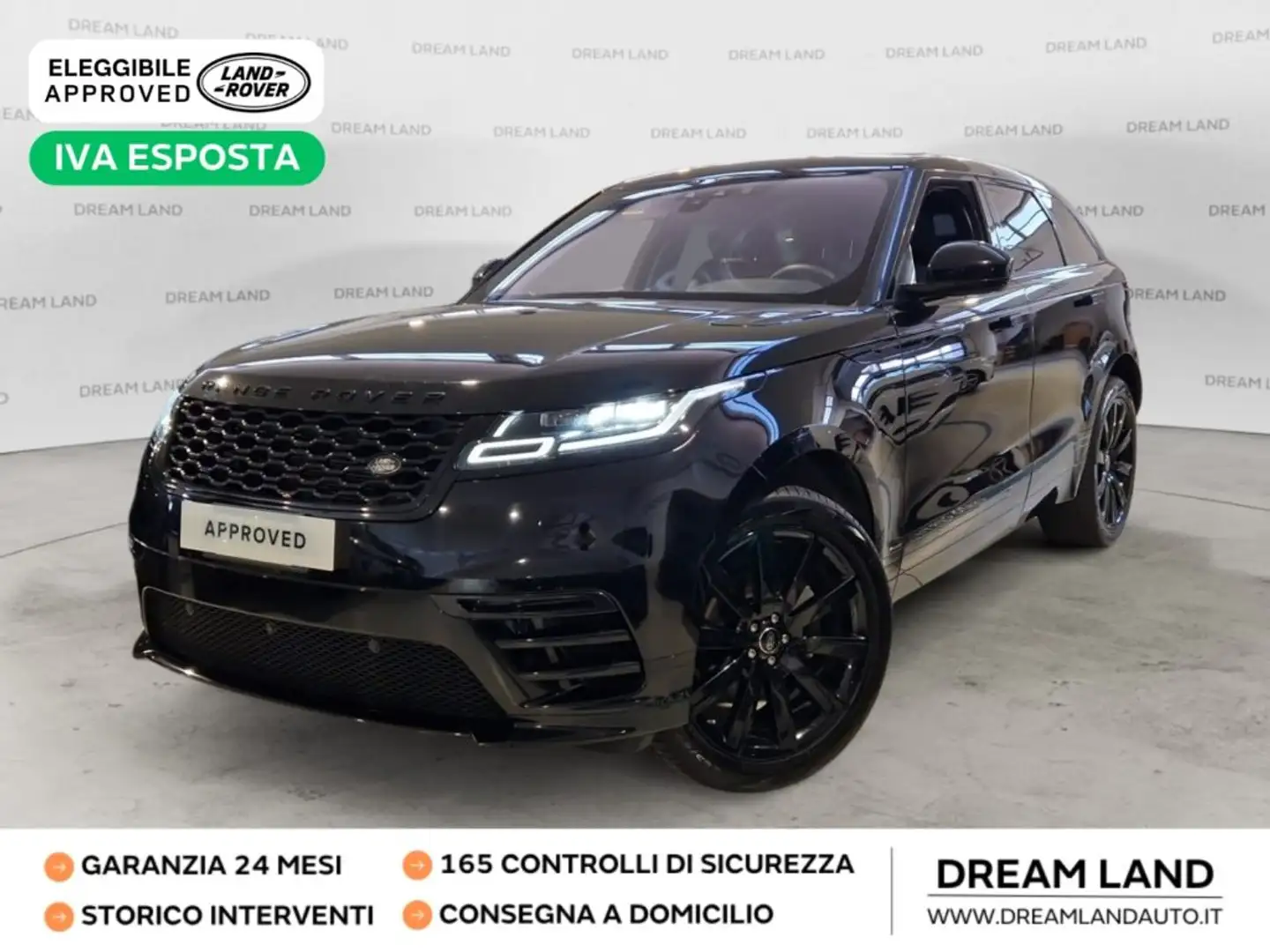 Land Rover Range Rover Velar 2.0D I4 180 CV R-Dynamic S TETTO APRIBILE Nero - 1