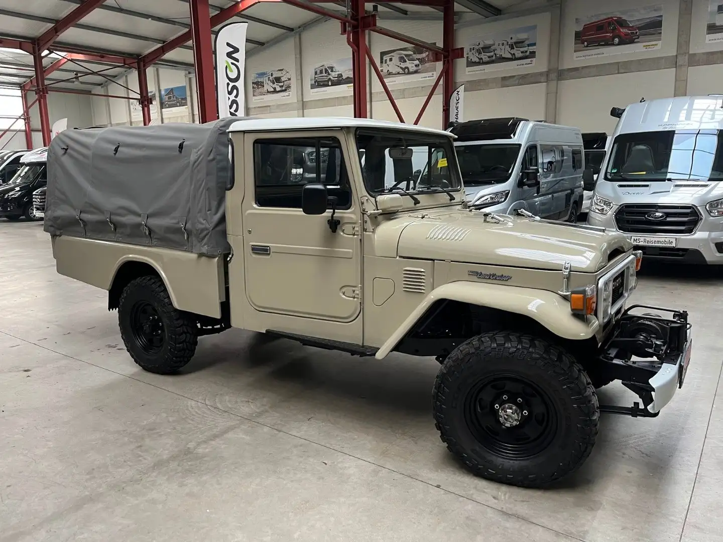 Toyota Land Cruiser LAND CRUISER HJ 45 - 3.6l DIESEL / PICK UP Beige - 1