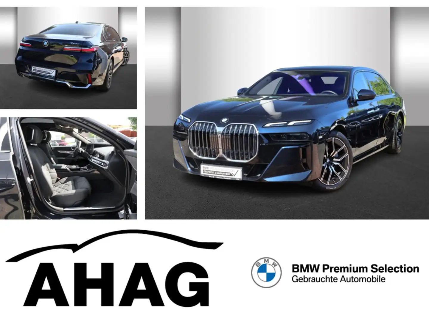 BMW 740 d xDrive M Sportpaket Innovationsp. Standhzg. Black - 1