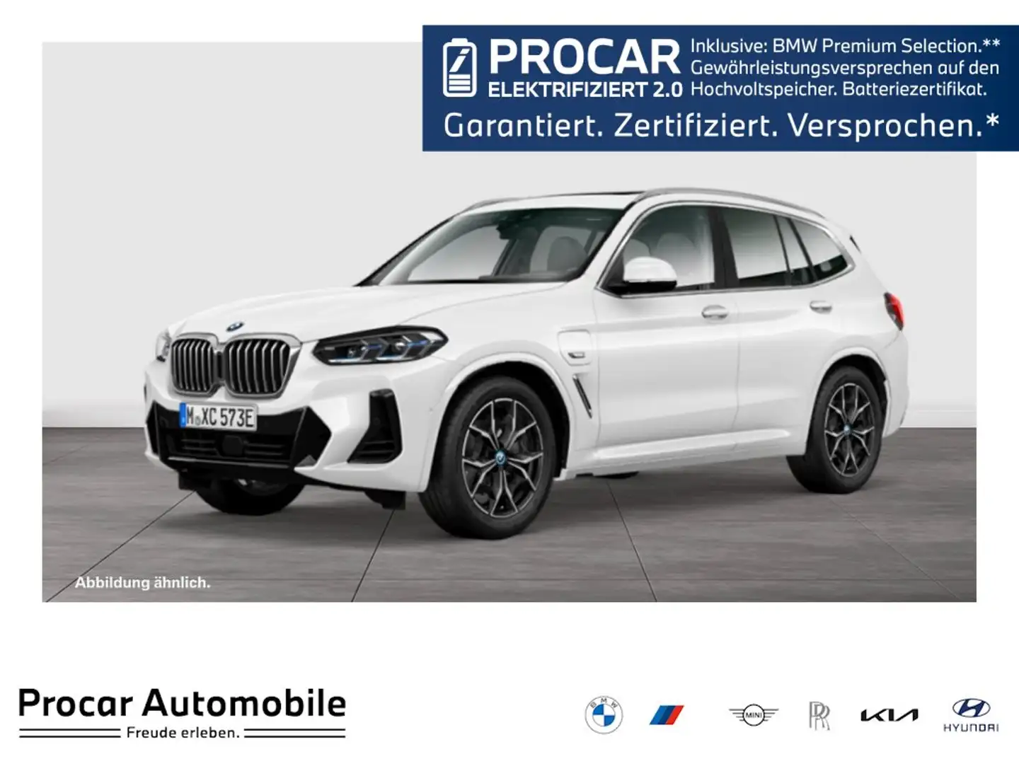 BMW X3 xDrive30e M Sport HUD PANO ACC AHK RFK NAVI Weiß - 1