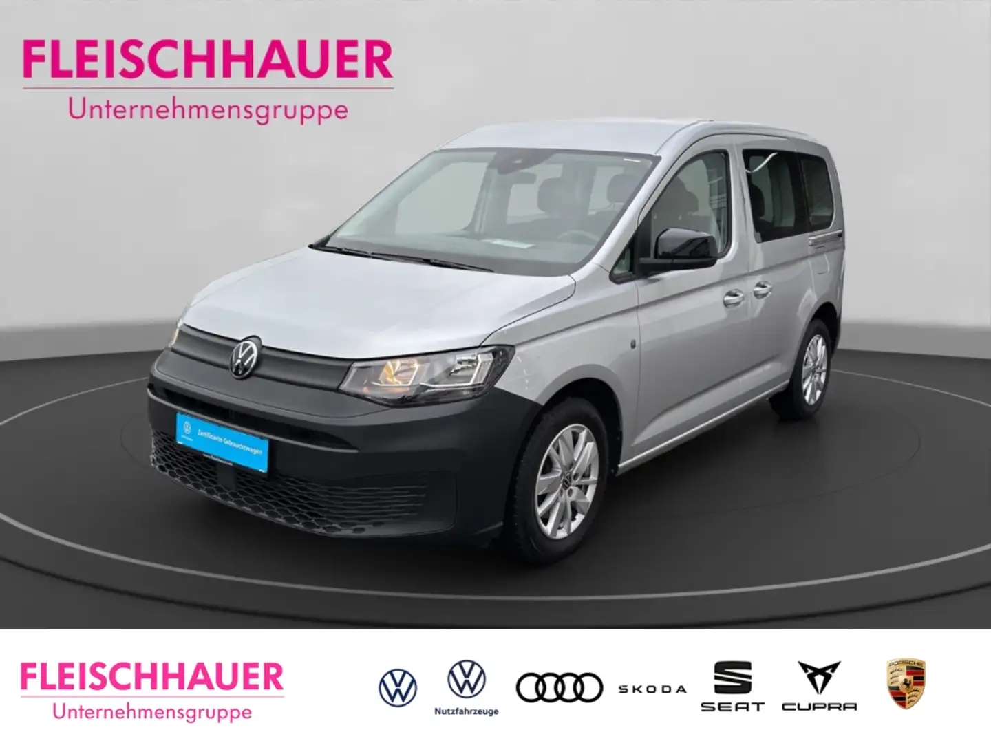 Volkswagen Caddy 1.5+TEMPOMAT+LICHTSENSOR+KLIMAANLAGE Plateado - 1