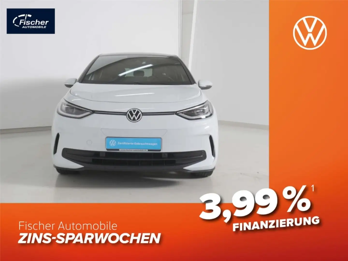 Volkswagen ID.3 Elektro Pro 58 kWh Wärmep./Matrix/NAV/ACC Blanc - 1