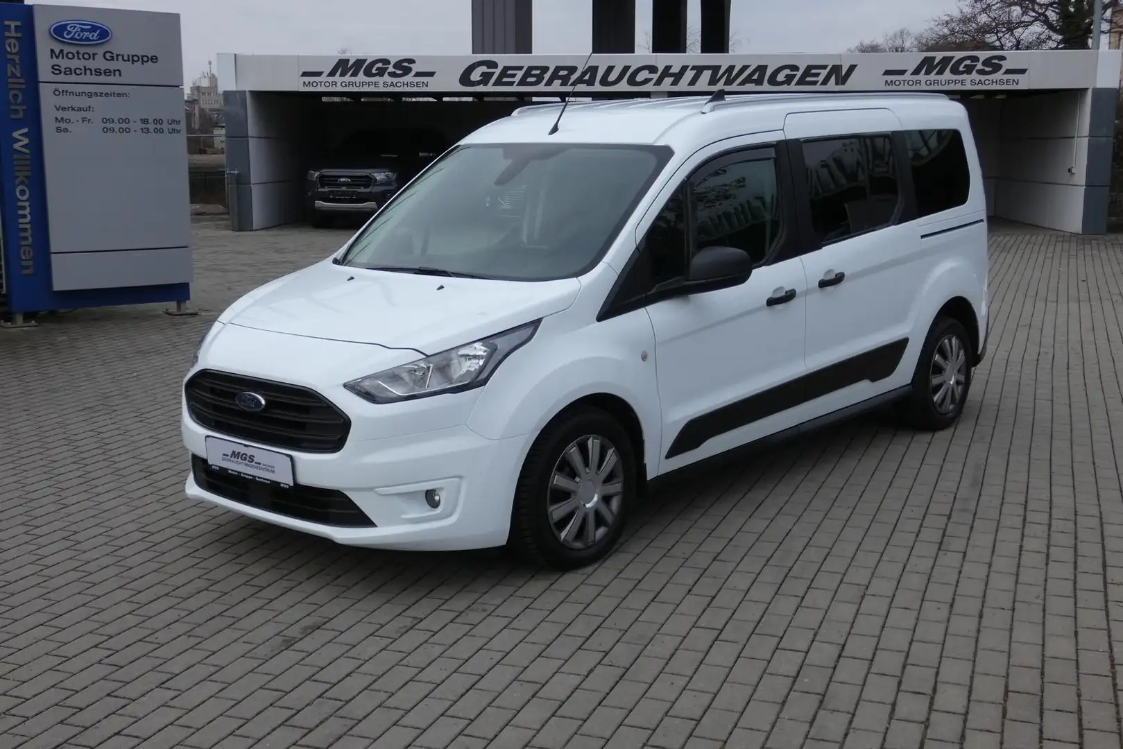 Ford Transit Connect 1.5 'Trend' #5SITZ #NAVI #KAM #TEMP Blanc - 2