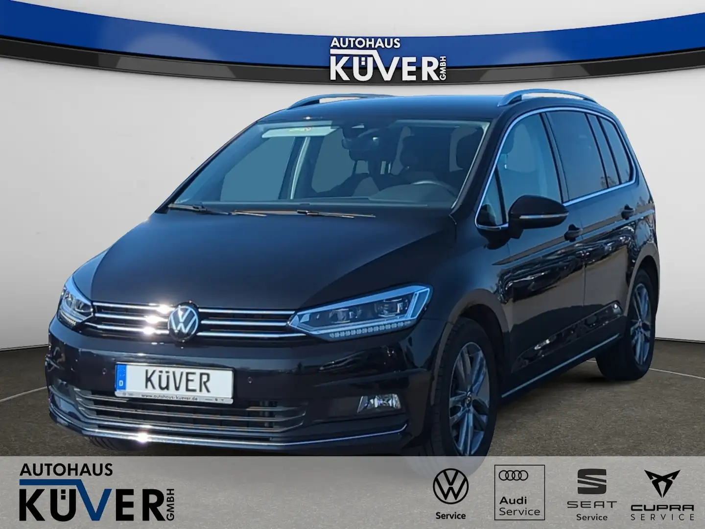 Volkswagen Touran Highline 1,5 TSI DSG Navi+ACC+Shzg.+LED Black - 1