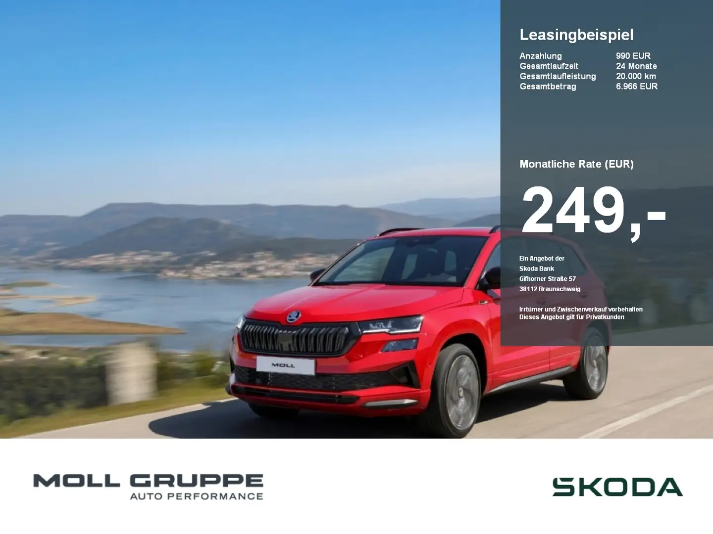 Skoda Karoq Sportline 1,5 TSI DSG Schwarz - 1