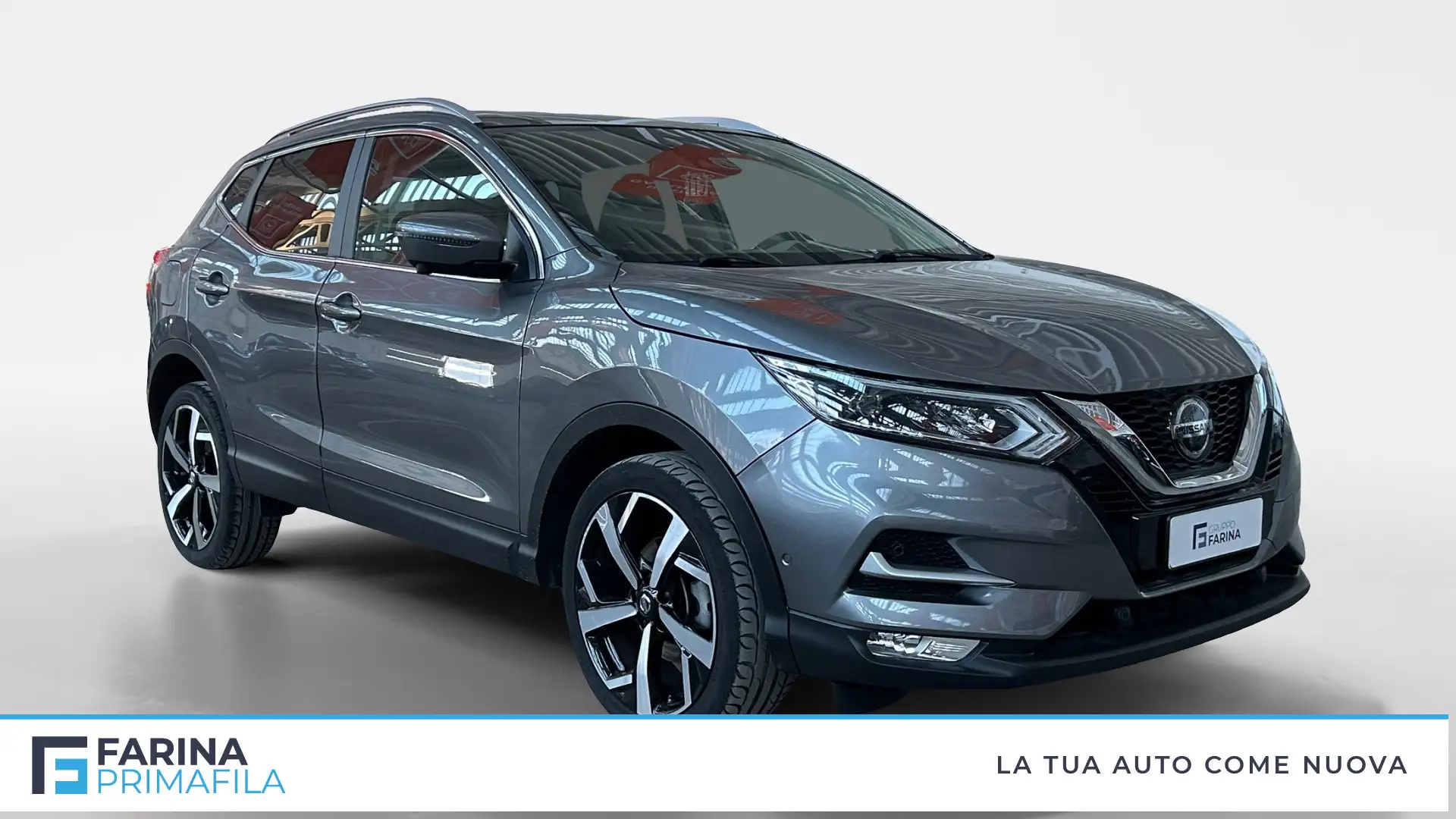 Nissan Qashqai 1.3 DIG-T N-Connecta Gris - 2