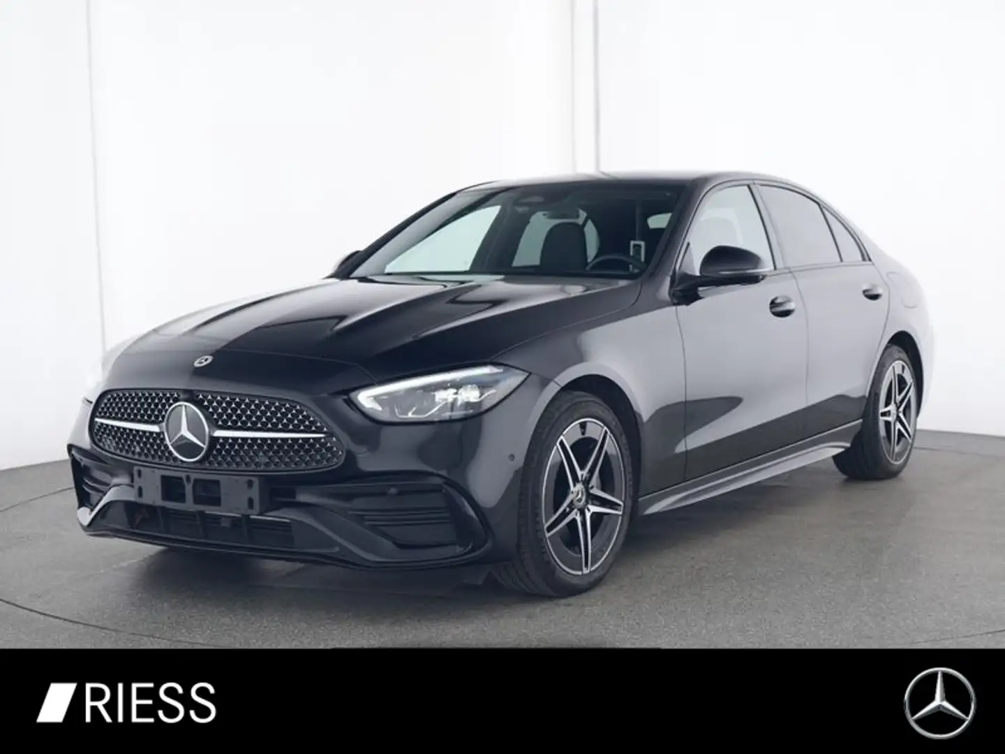 Mercedes-Benz C 300 e 4MATIC AMG Sport Night W-Paket Spur 360 Zwart - 1