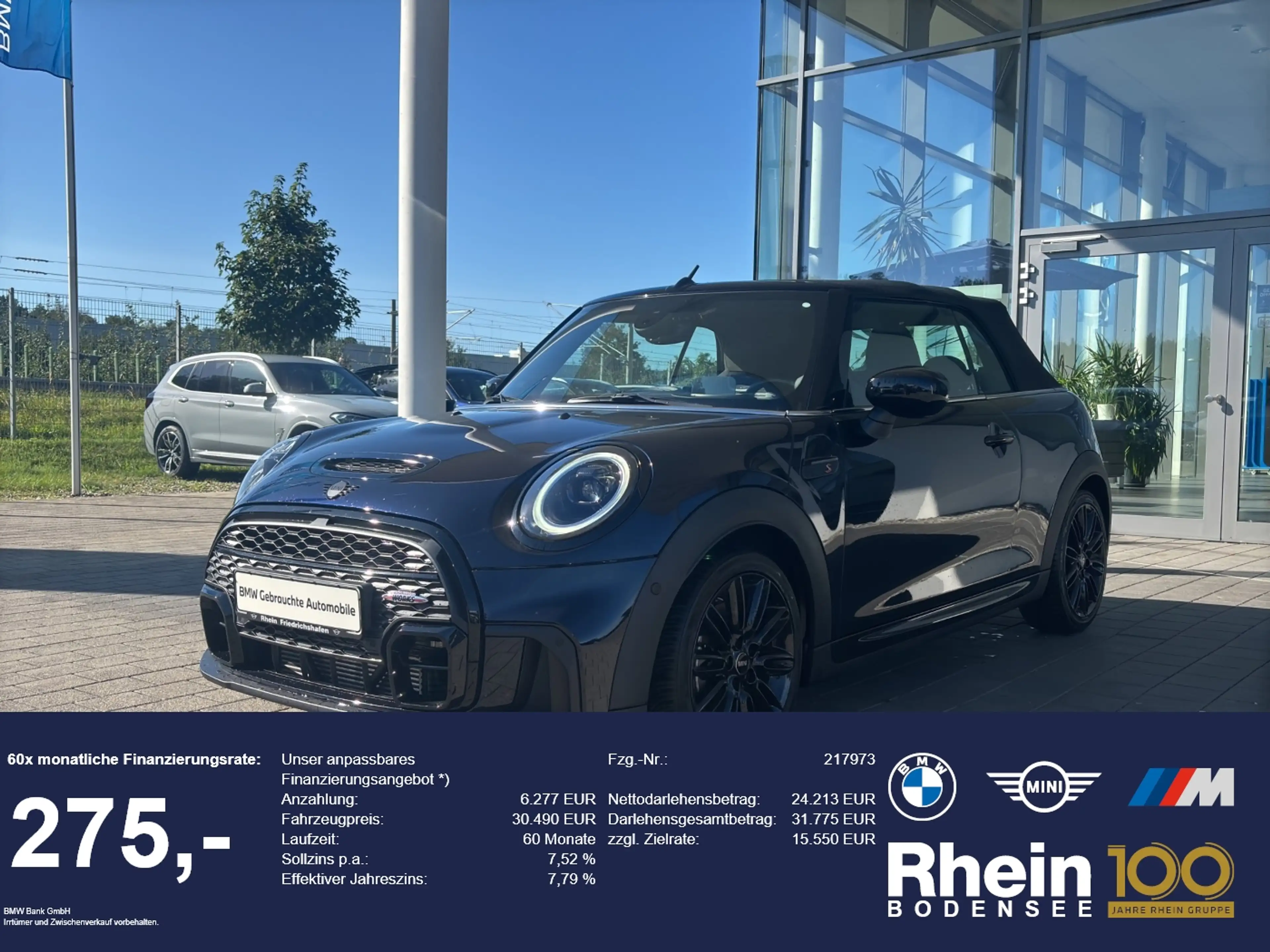 MINI Cooper S Cabrio 17LM HUD H&K Rückfahrkamera SH