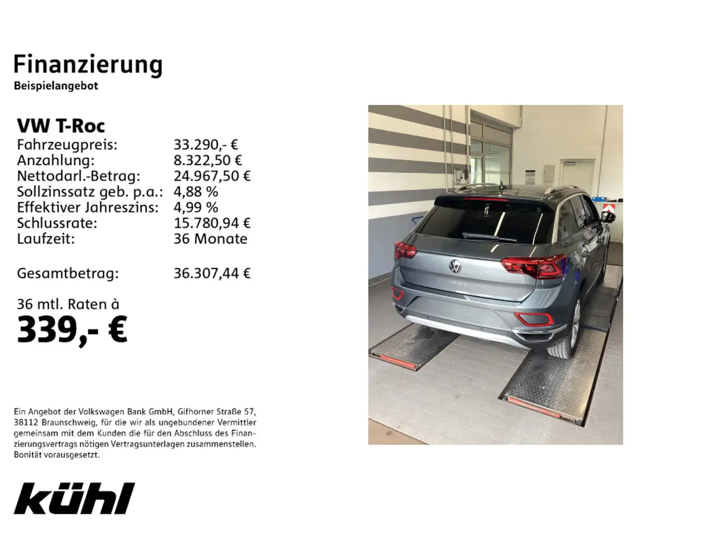 Volkswagen T-Roc 1.5 TSI DSG Style Navi,AHK,Matrix,Kamera Grigio - 2