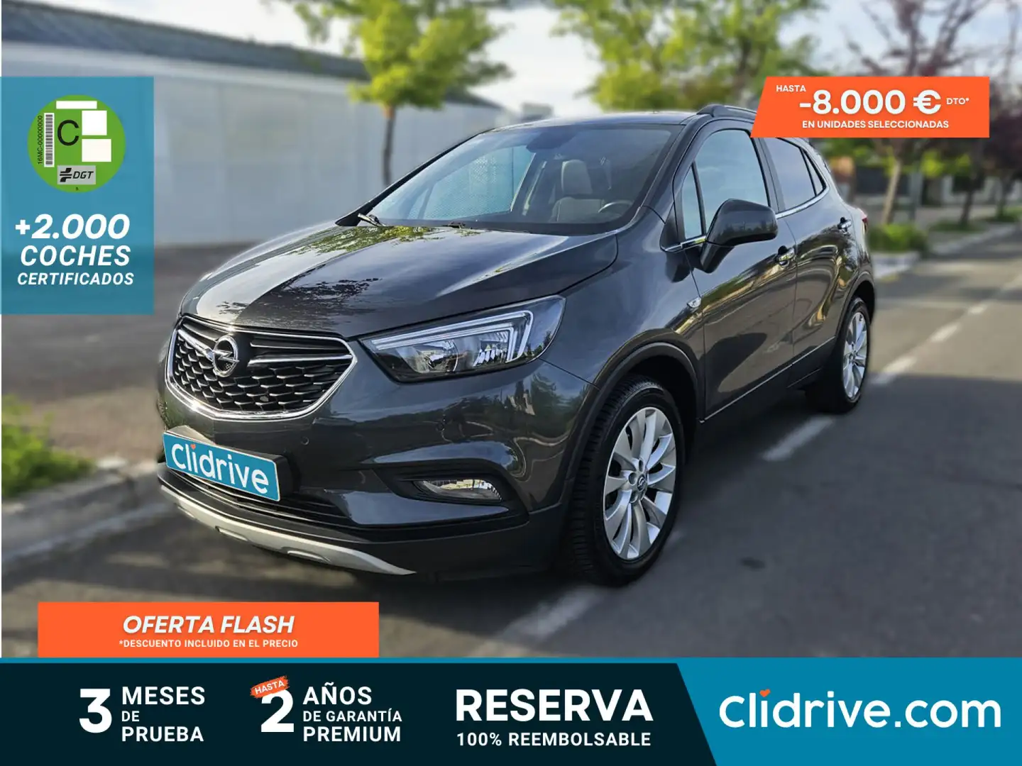 Opel Mokka X 1.6CDTi S&S Selective 4x2 Gris - 1