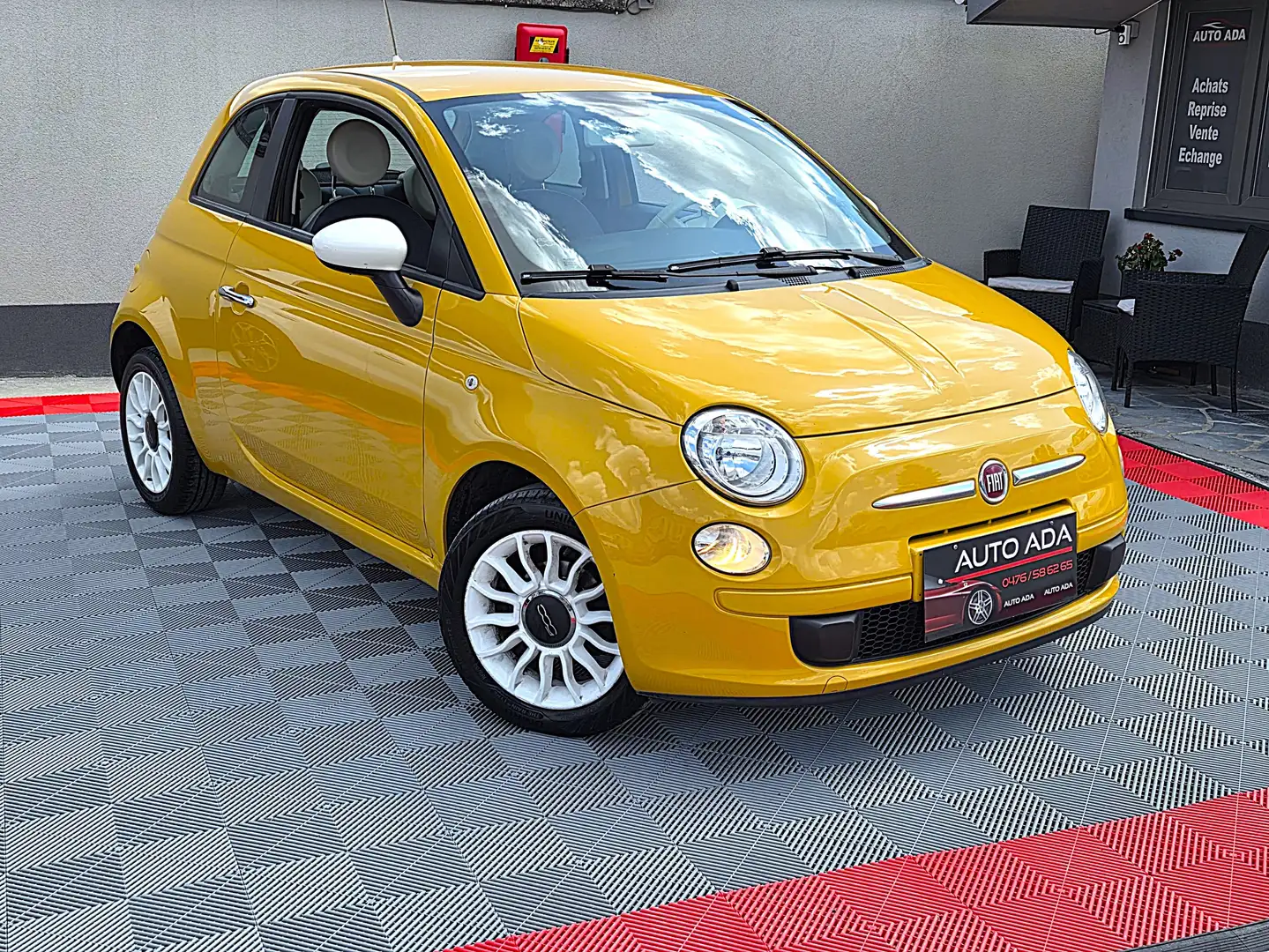 Fiat 500 500 1.2i--AIRCO--GARANTIE 12 MOIS-- Jaune - 1