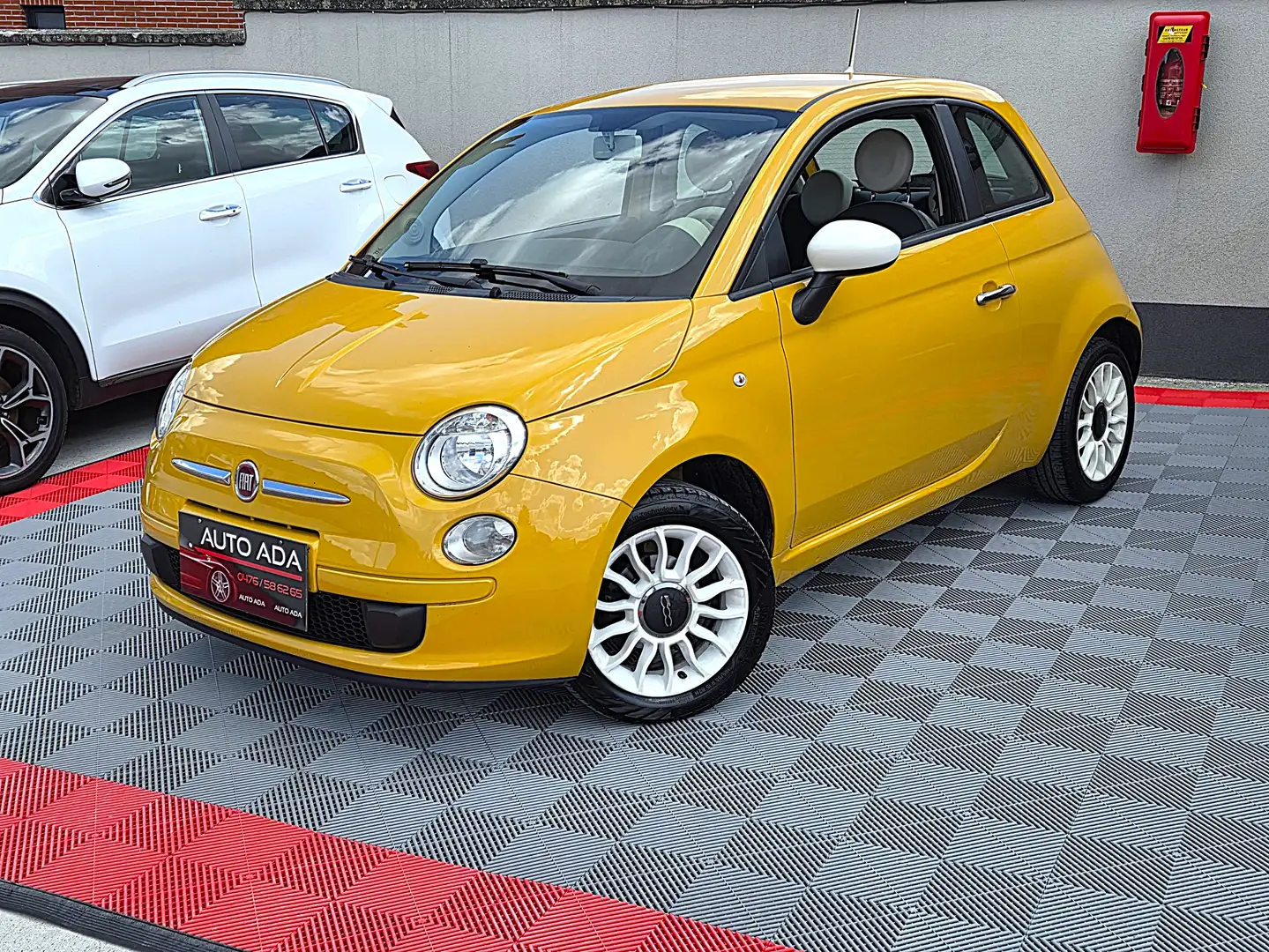 Fiat 500 500 1.2i--AIRCO--GARANTIE 12 MOIS-- Jaune - 2