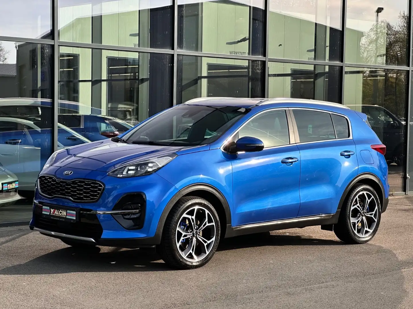 Kia Sportage 1.6 T-GDI DCT 4WD GT line 2.HA/ACC/AHK Bleu - 2