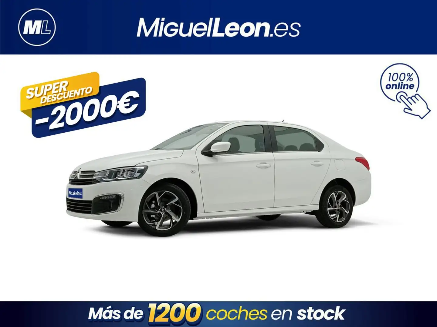 Citroen C-Elysée 1.6BlueHDi Shine 100 Blanco - 1