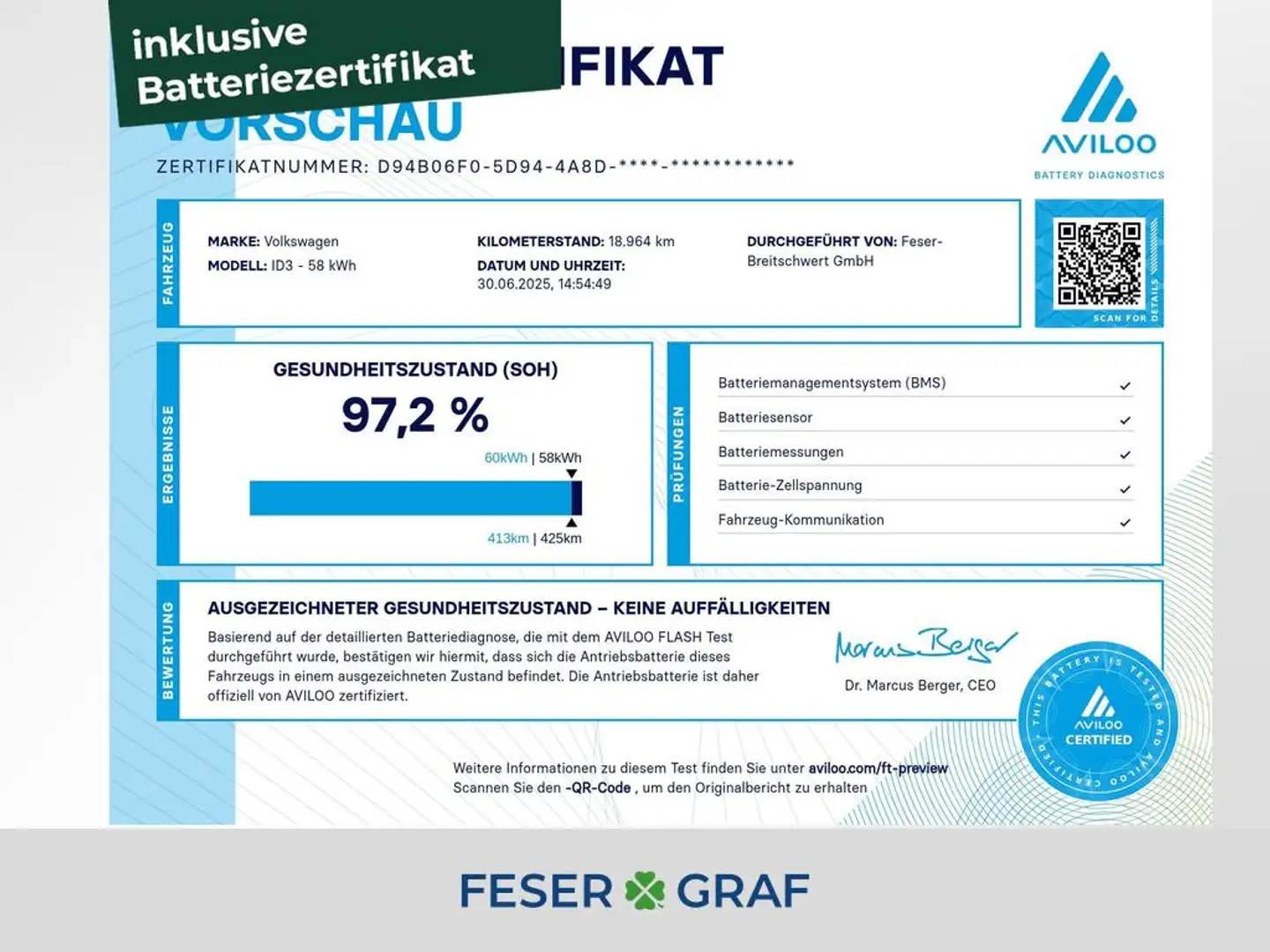 Volkswagen ID.3 Pro 58 kWh 145PS Grijs - 1