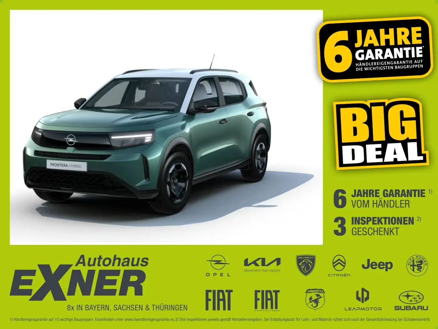 Opel Frontera Edition Sitz-, Lenkradheizung, Navi Vert - 1