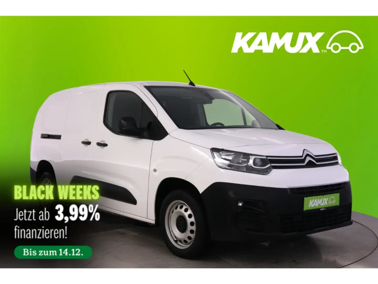 Citroen Berlingo 1.5BHDi 100 Kasten Club XL L2+TEMPO+PDC Bílá - 1