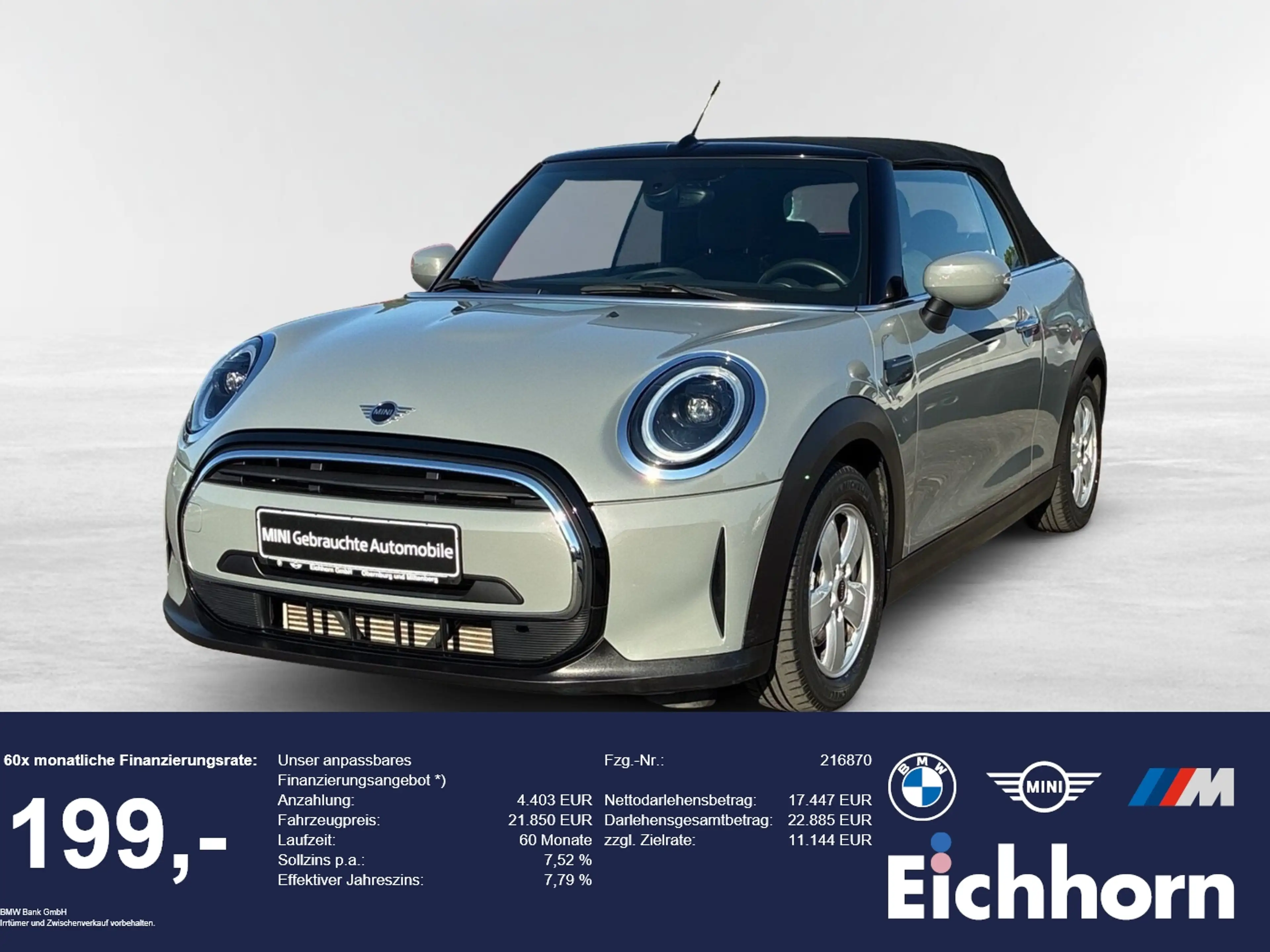 MINI Cooper Cabrio *NAVI.LM.PDC.LED-SW*