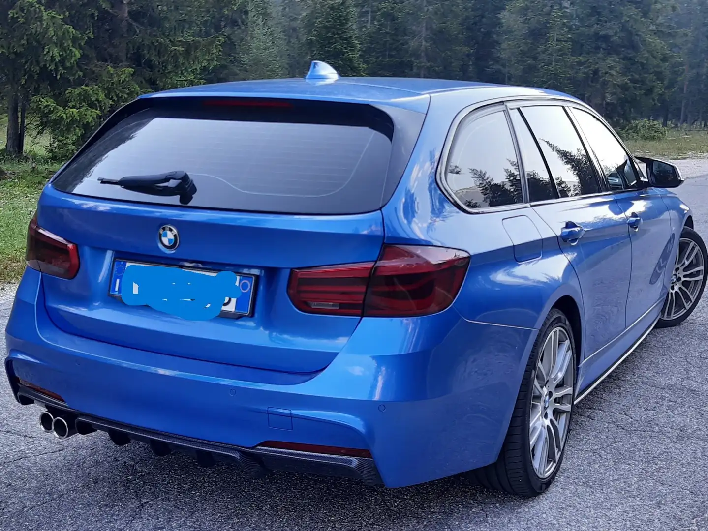 BMW 320 320d Touring xdrive Msport auto Blu/Azzurro - 1