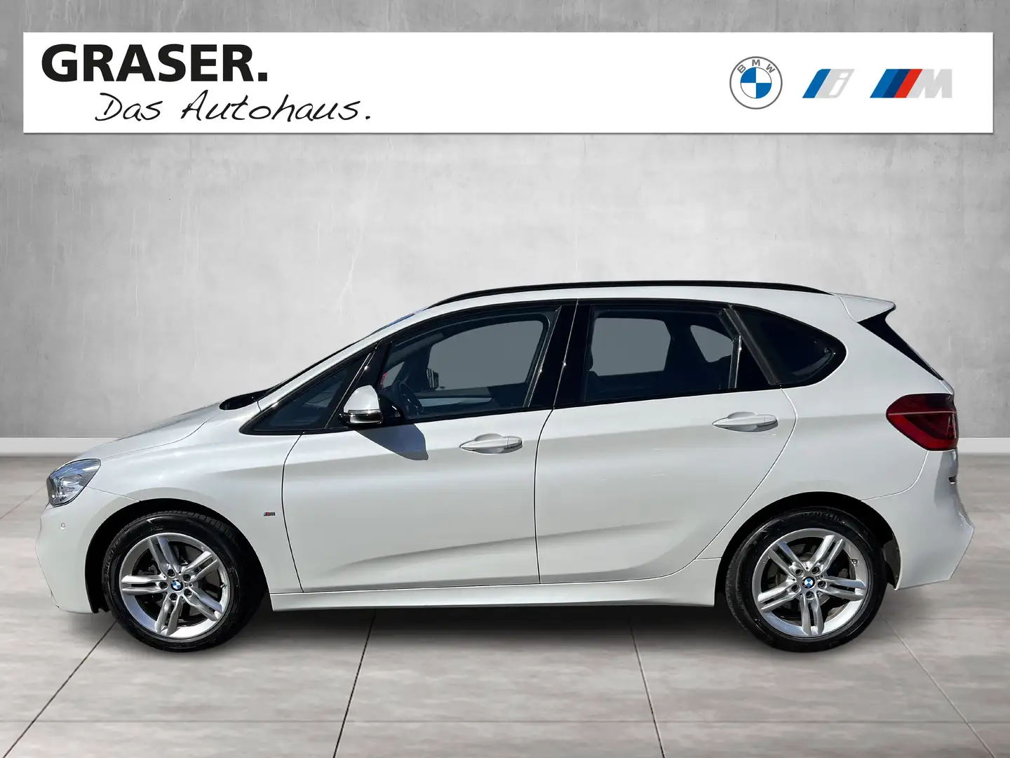 BMW 225 i xDrive Active Tourer M Sport Head-Up RFK PANO LE Weiß - 2