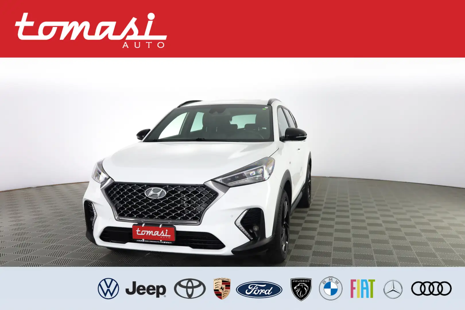 Hyundai TUCSON 1.6 CRDi 136CV 48V DCT N Line Blanco - 1