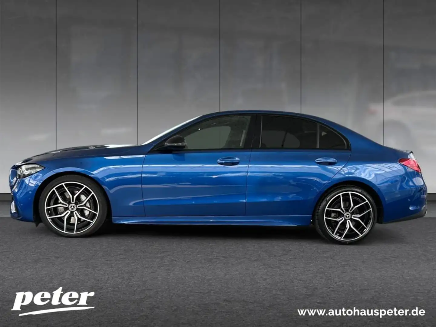 Mercedes-Benz C 300 d 4M +MBUX+AMG+Navi+Cam+SpurW+AkustikGlas Blauw - 2