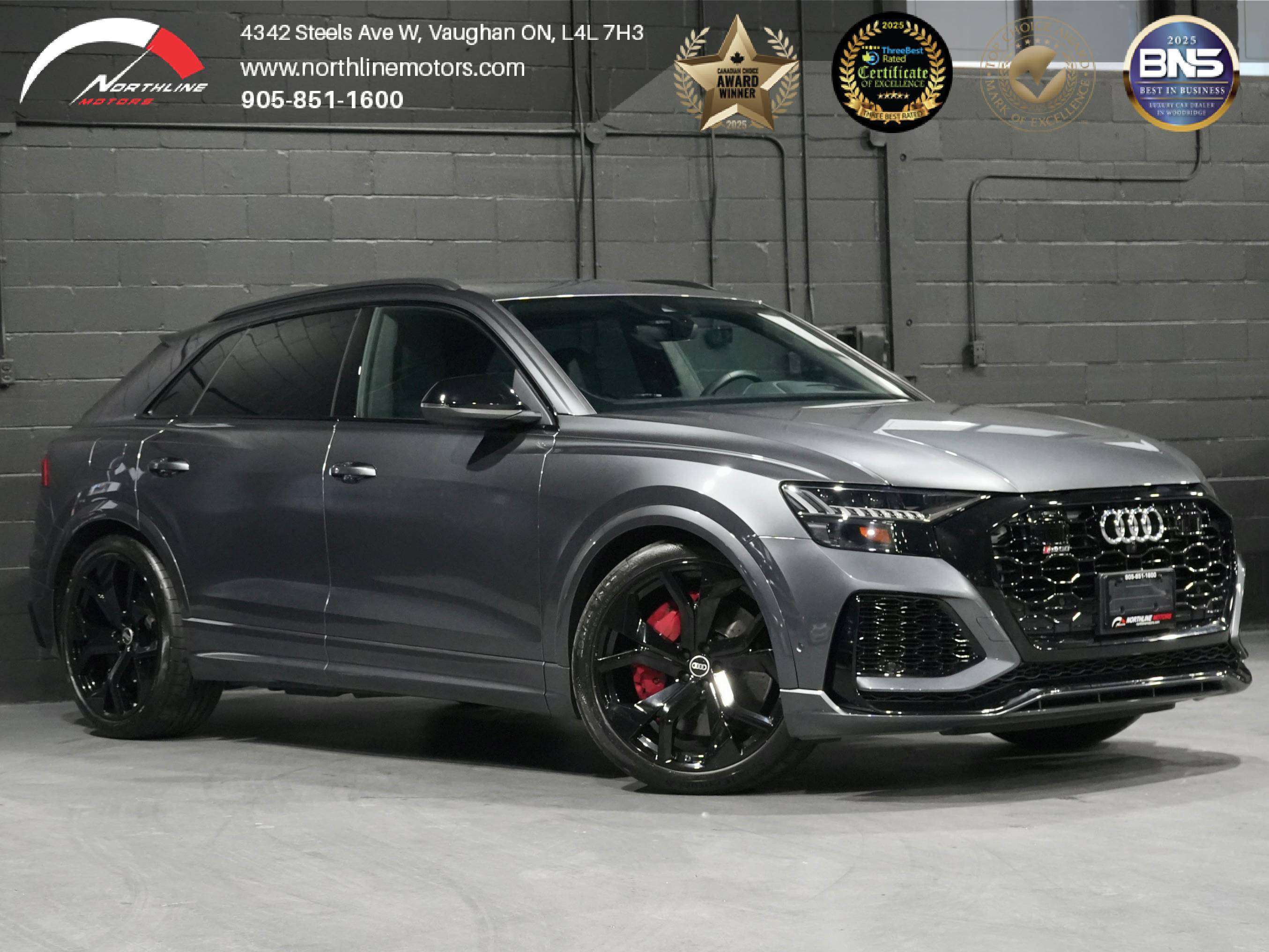 Black 2022 Audi RS Q8 4.0T quattro AWD SUV / Crossover All-Wheel Drive Automatic