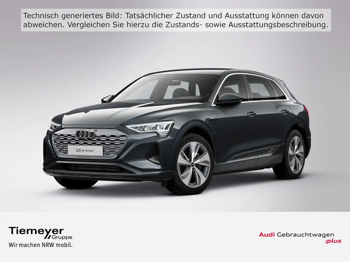 Audi Q8 e-tron 50 Q ADVANCED LM20 LEDER KAMERA MATRIX Grigio - 1