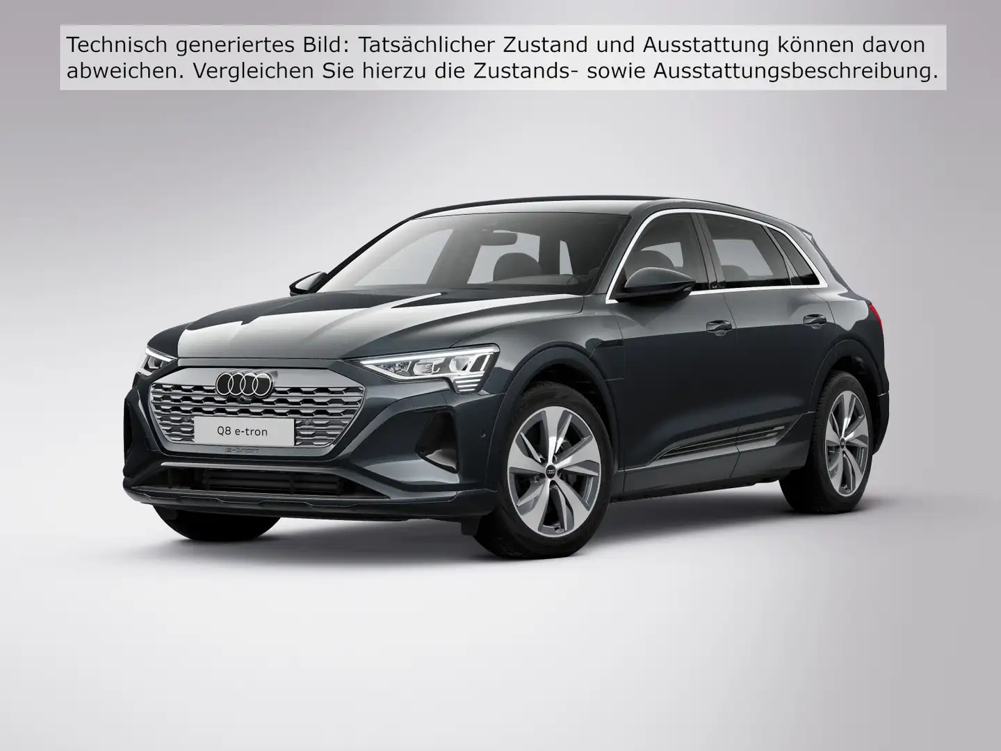 Audi Q8 e-tron 50 Q ADVANCED LM20 LEDER KAMERA MATRIX Grigio - 2