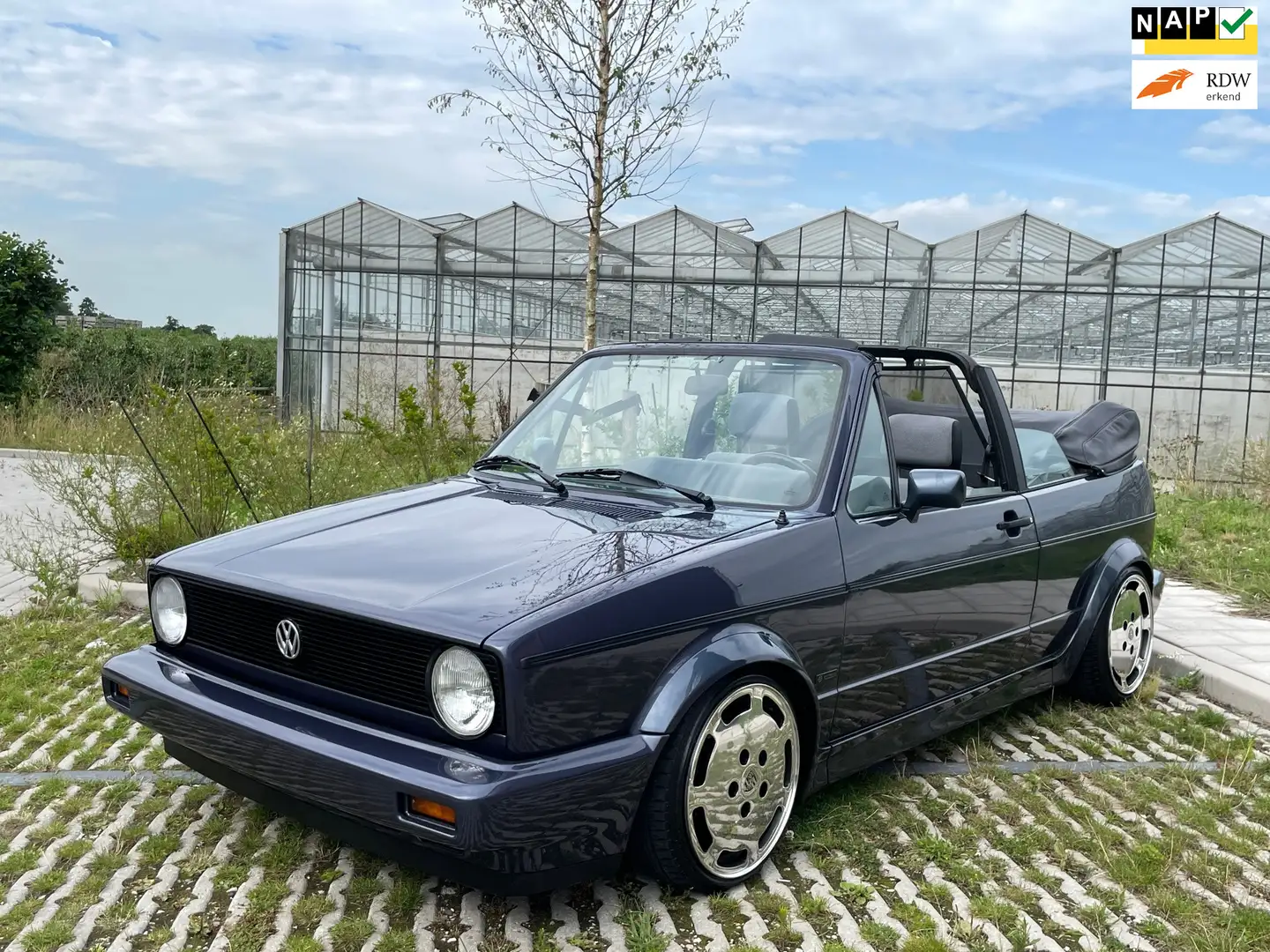 Volkswagen Golf Cabriolet 1.8 Quartett Blau - 1