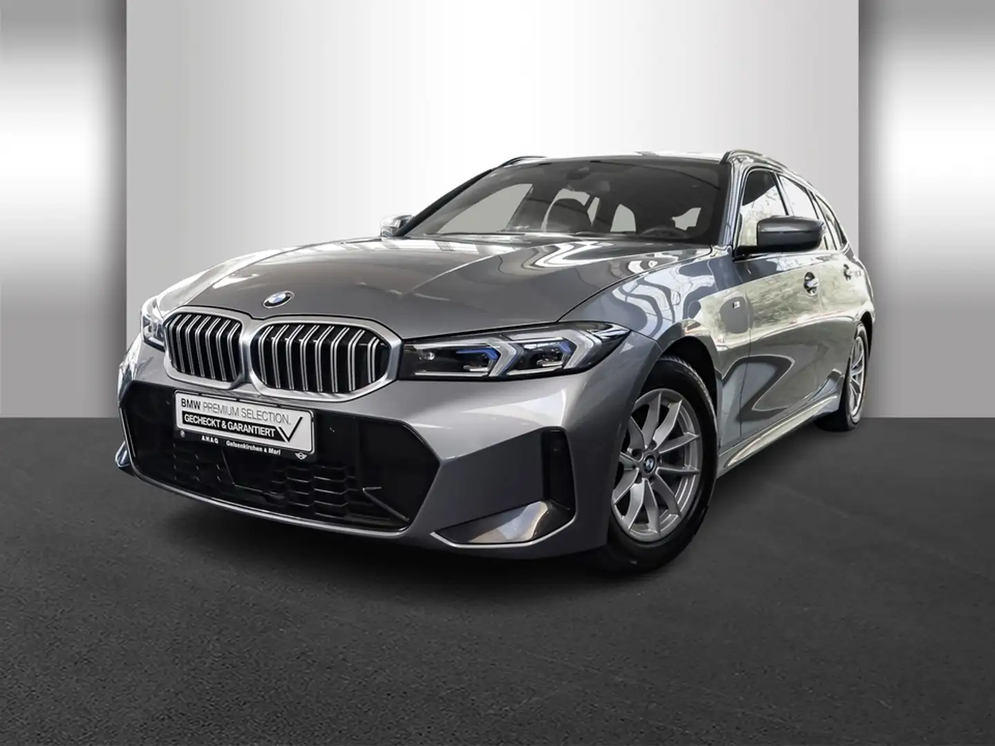 BMW 320 d Touring Automatik Panorama Klimaaut. HIFI Grau - 2