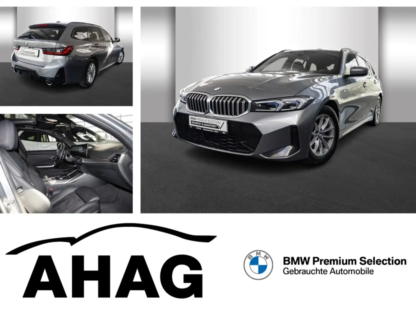 BMW 320 d Touring Automatik Panorama Klimaaut. HIFI Grau - 1