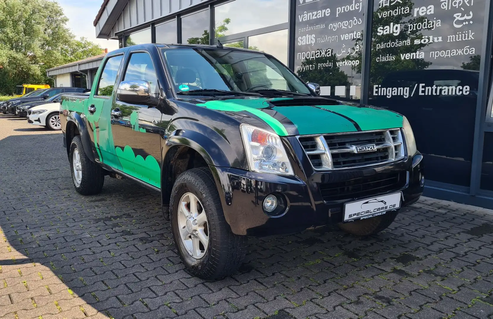 Isuzu D-Max 2,5TD - DoKa Pritsche 4x4 + Klima - LKW Fekete - 1