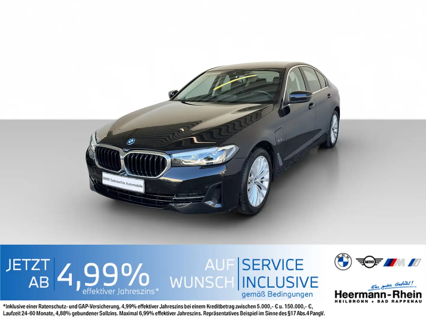 BMW 520 e Lim. Aut. LiveCock.PDC.DuLa.DAB.Klimaaut. Negro - 2