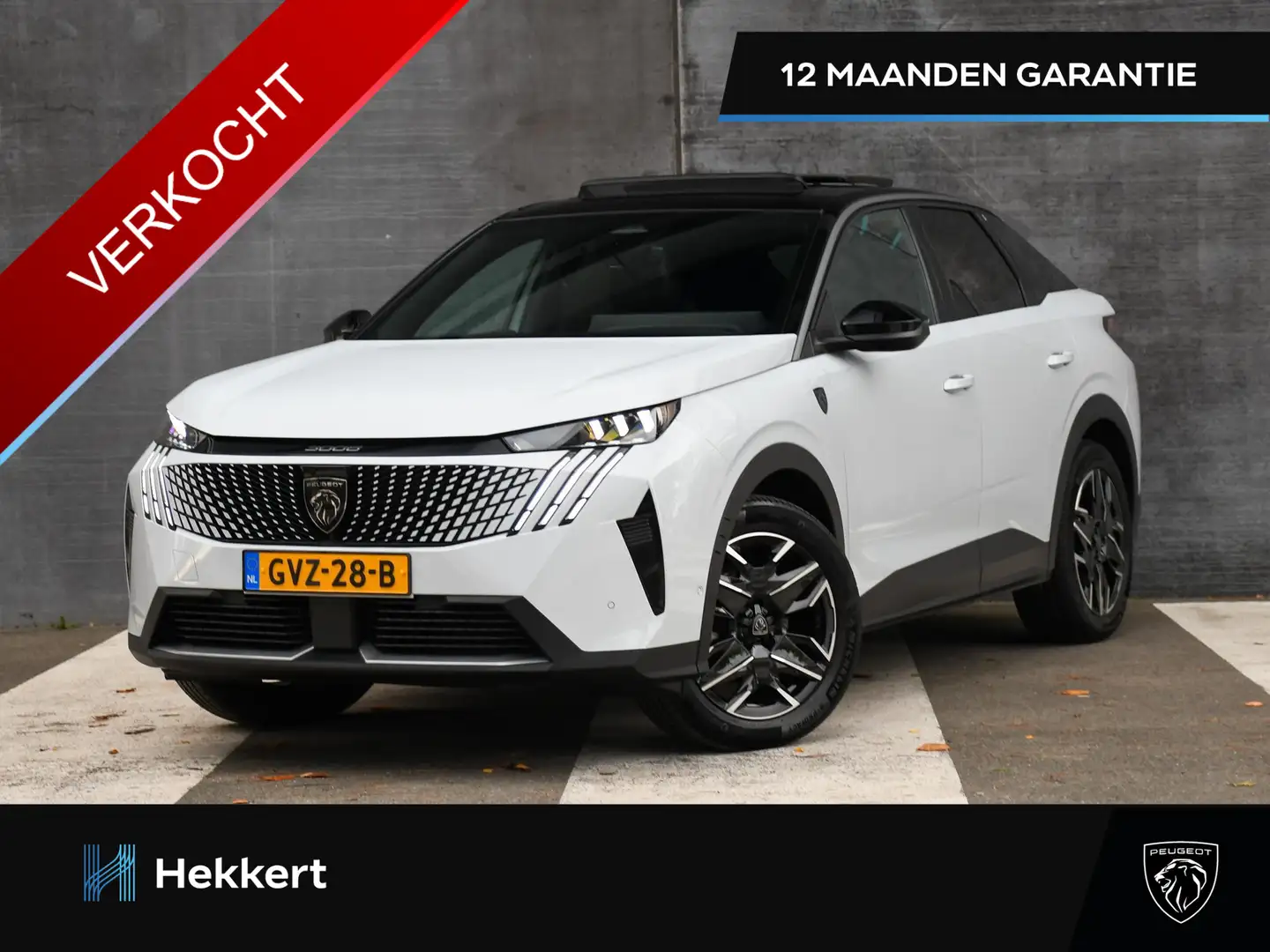 Peugeot 3008 GT 1.2 Hybrid 145pk Automaat PANO-DAK | ADAP. CRUI Wit - 1