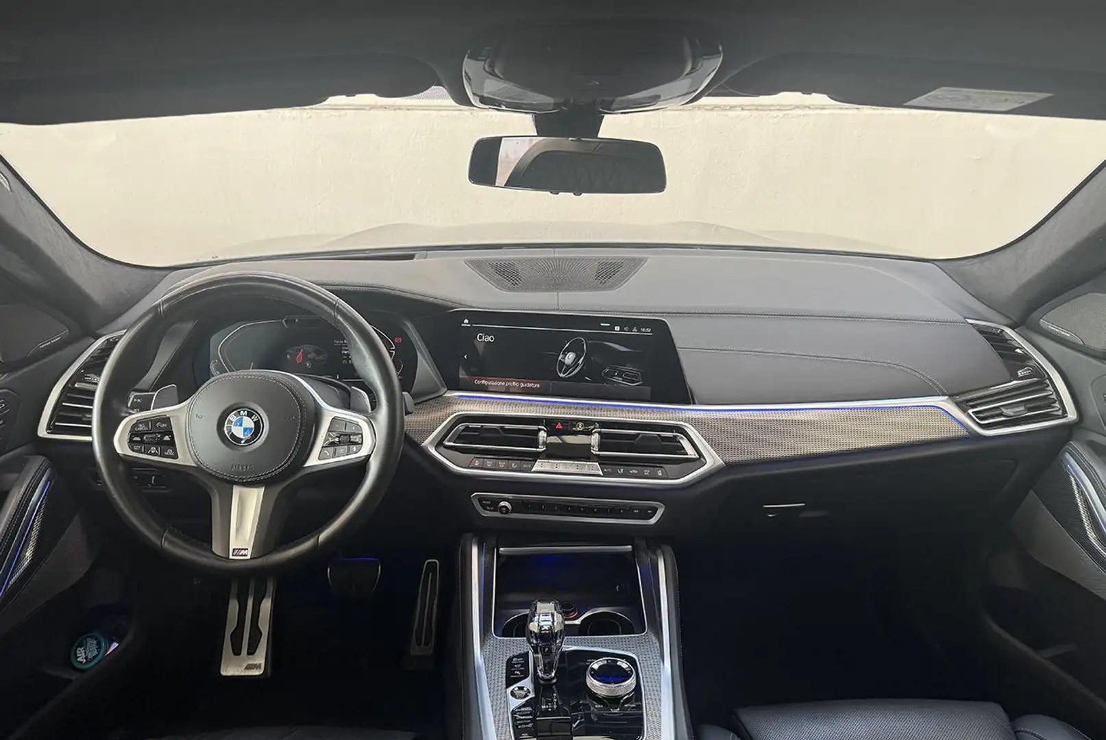 BMW X6 BMW X6 xDrive 40d Msport Individual 48v aut Argento - 2