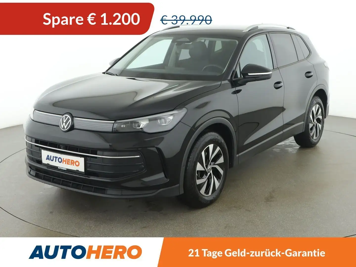 Volkswagen Tiguan 1.5 eTSI ACT Life Aut. *LED*ACC*360*SPUR*TOT*AHK* Schwarz - 1