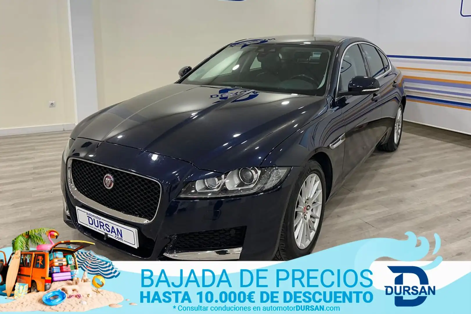 Jaguar XF 2.0i4D Prestige Aut. 180 Blauw - 1