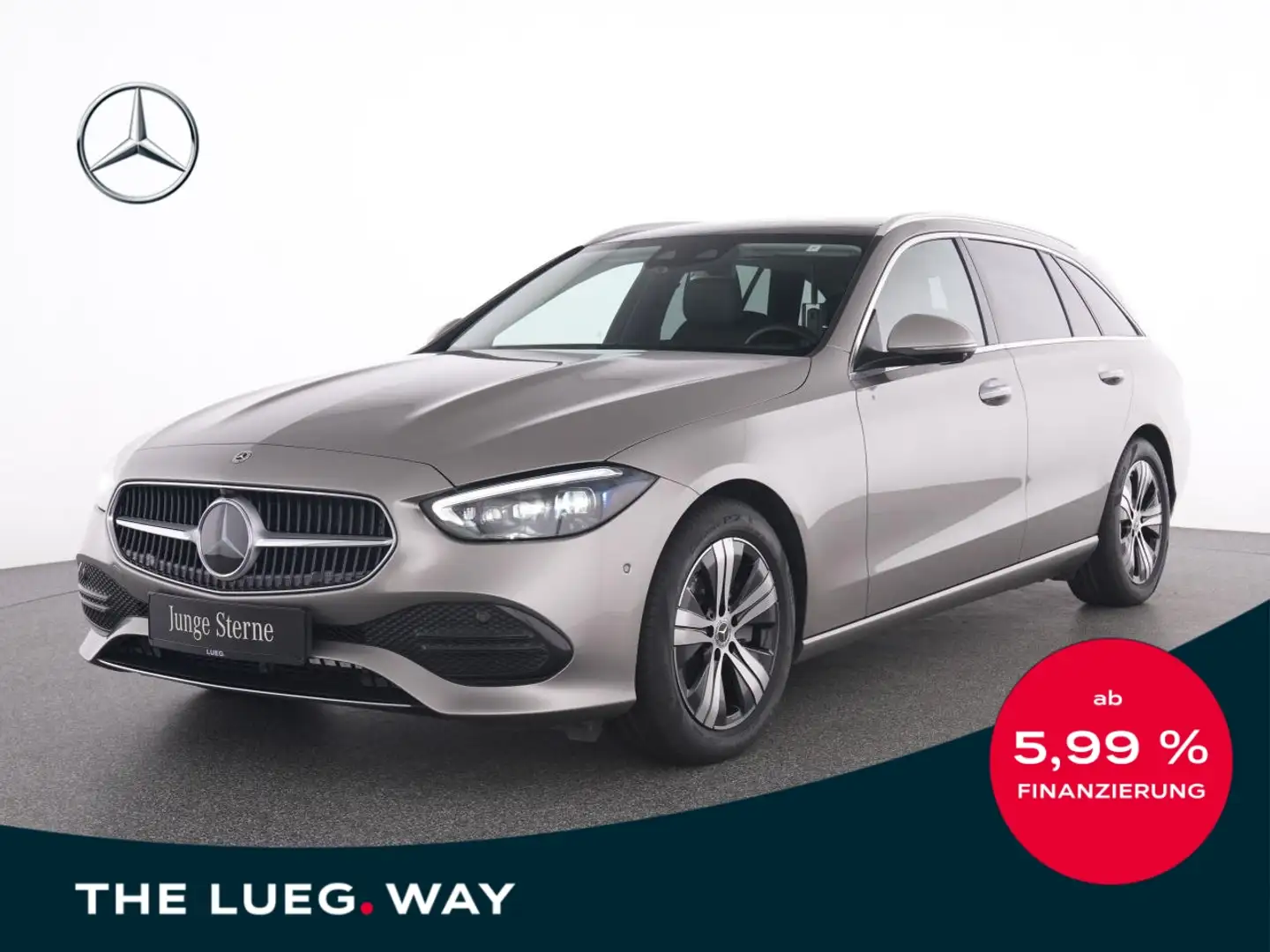 Mercedes-Benz C 220 d T Avantgarde+Pano+DLight+KeyGo+Sound+360 Silber - 1