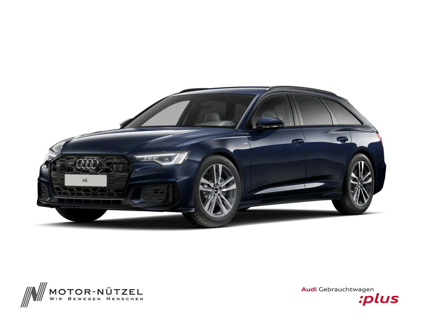 Audi A6 50 TDI QU S-LINE MATRIX+NAV+RFK+ACC+AHK Blau - 1