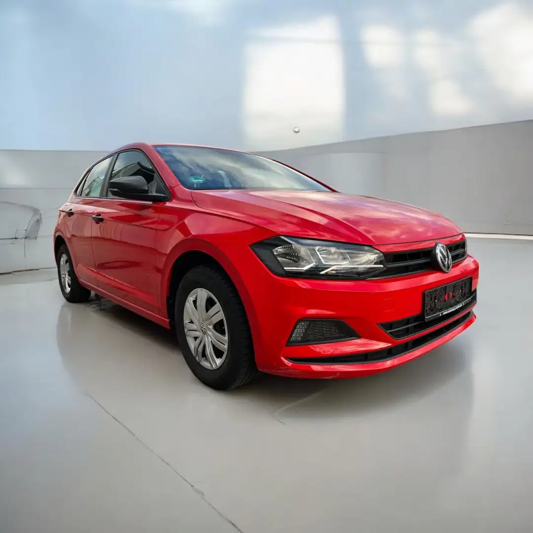 Volkswagen Polo VI Trendline Nur 20000km.Aus 1.Hand TÜV Neu Rouge - 1
