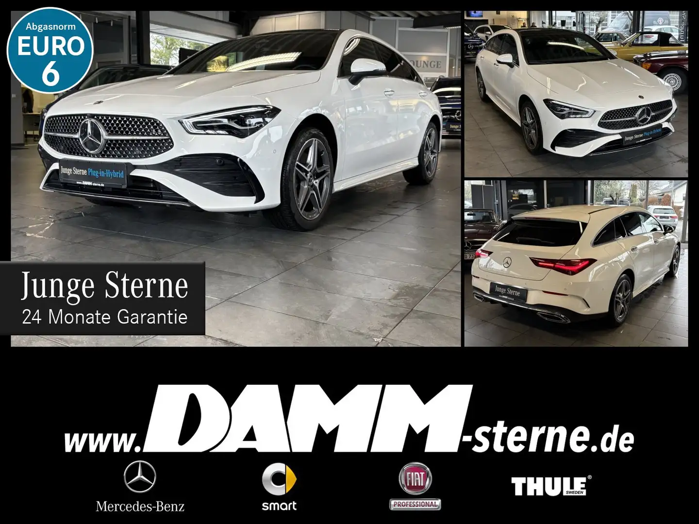 Mercedes-Benz CLA 250 CLA 250 e SB AMG Premium/AHK/Pano/SOUND/WDG/LRH Weiß - 1