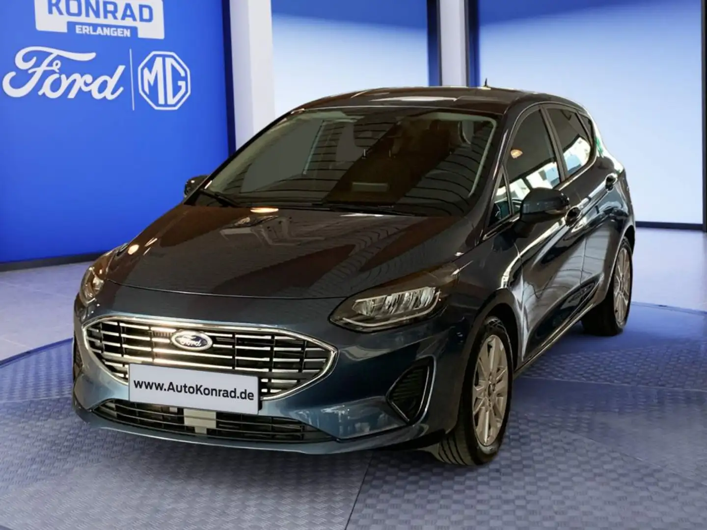 Ford Fiesta Fiesta 1.0 EcoBoost Hybrid S&S Aut. TITANIUM Blauw - 1