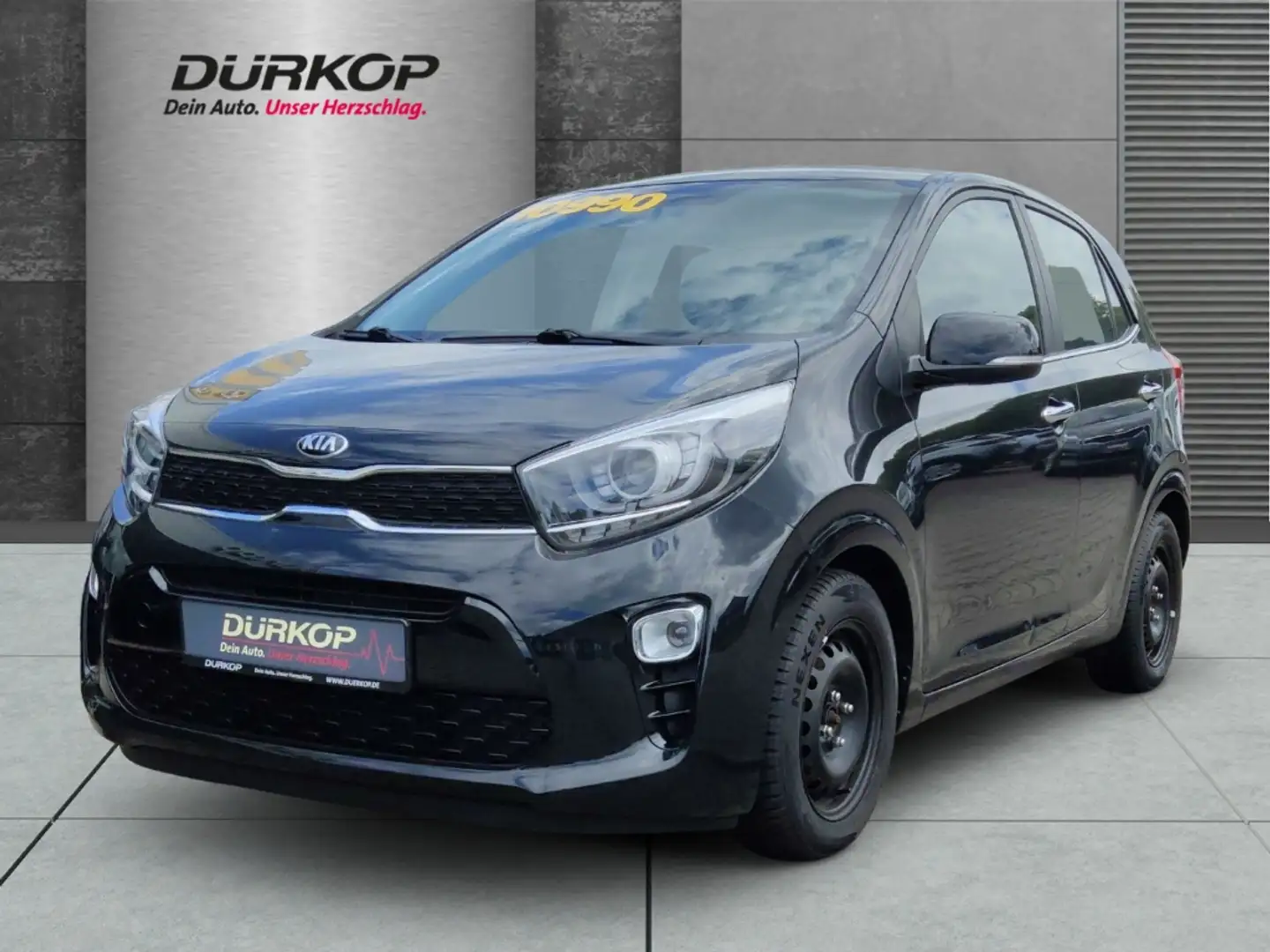 Kia Picanto 1.2 AT Spirit,Klimaaut., R-Kamera,Navi,SHZ,LHZ Schwarz - 1