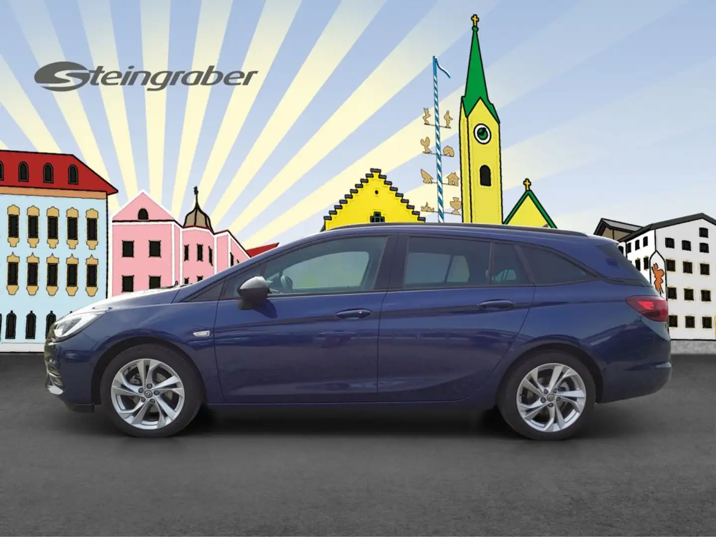 Opel Astra 1.2 Turbo Start/Stop Sports Tourer Ultimate Blau - 2