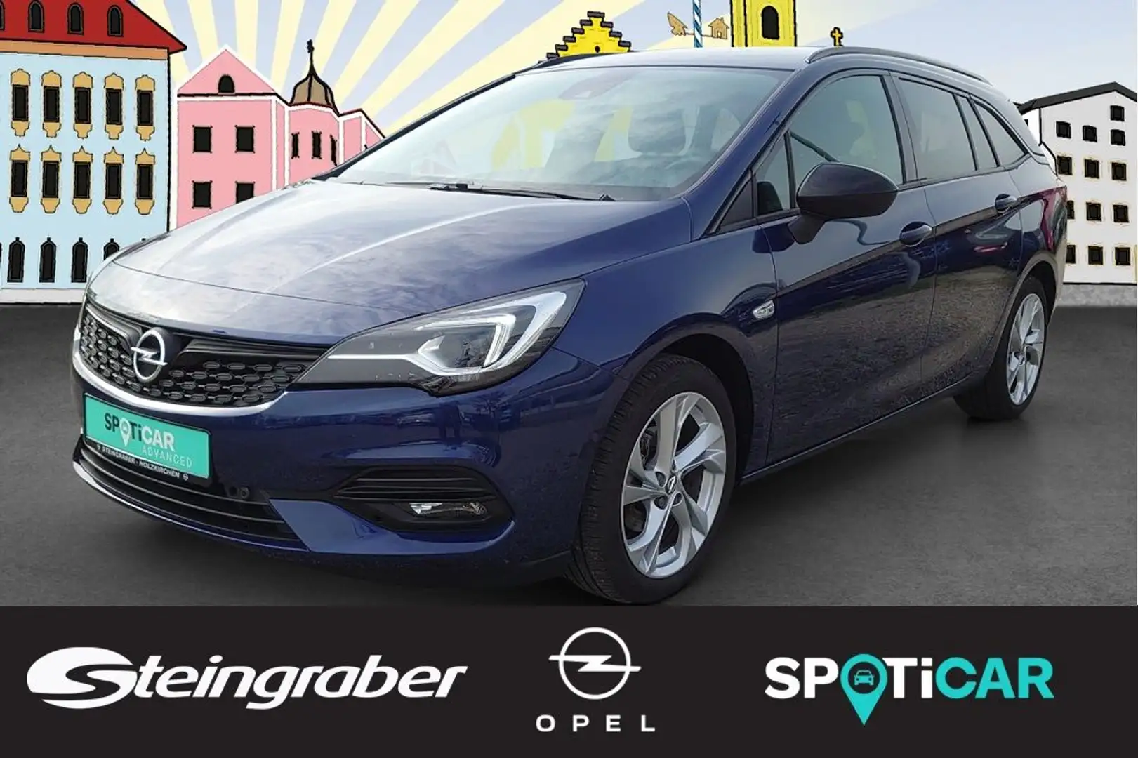 Opel Astra 1.2 Turbo Start/Stop Sports Tourer Ultimate Blau - 1
