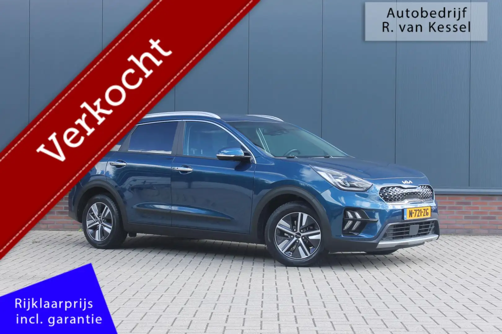 Kia Niro 1.6 GDi Hybrid DynamicPlusLine I Leer I Trekhaak I Blau - 1