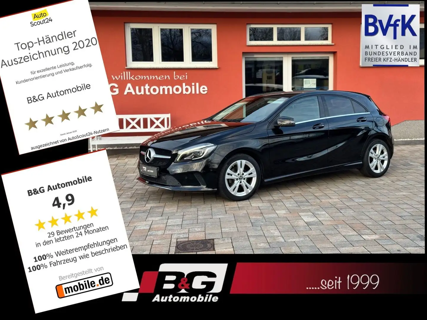Mercedes-Benz A 180 CDI*Garantie*Navi*LED*2.Hd* Noir - 1