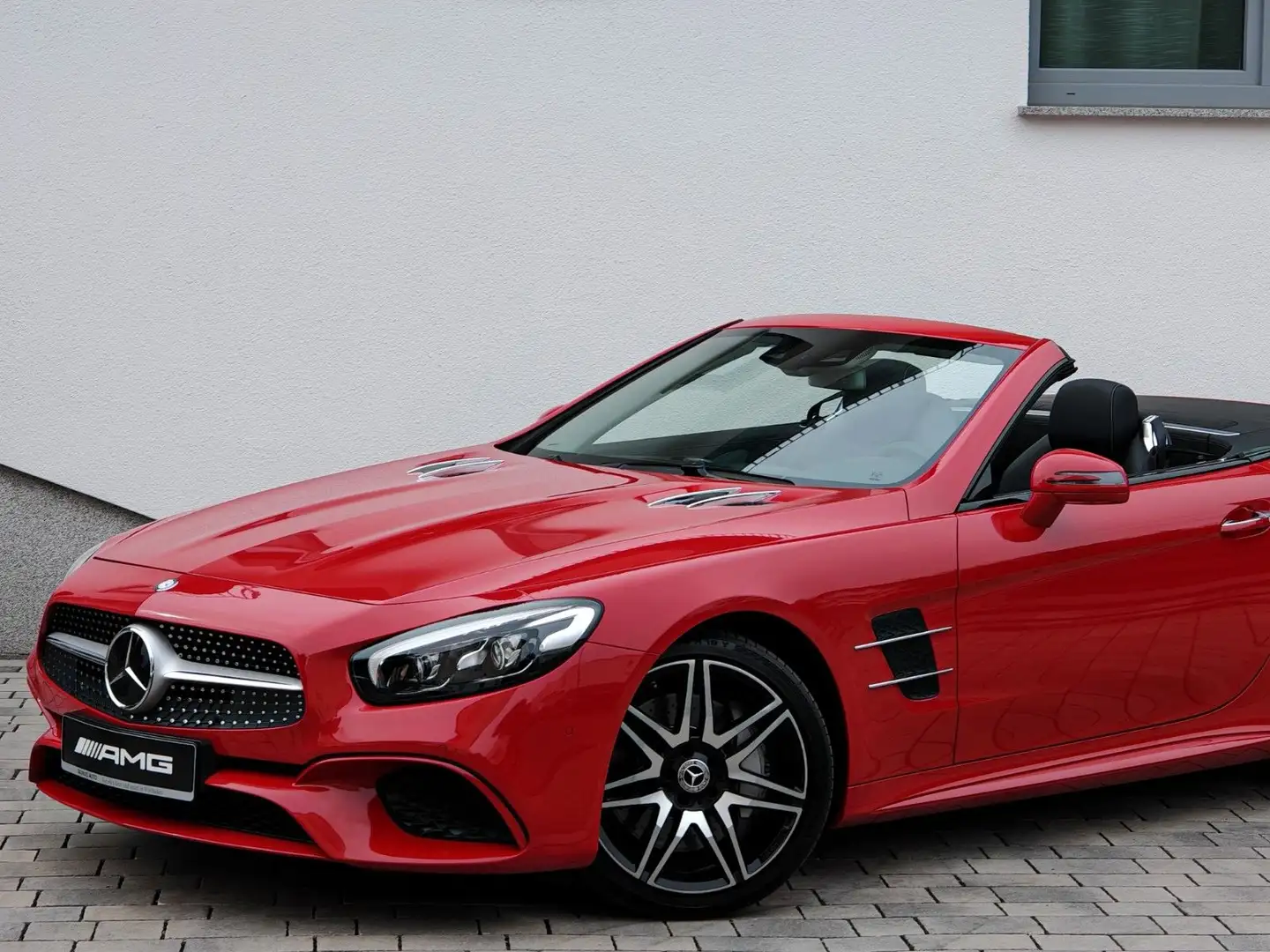 Mercedes-Benz SL 500 DESIGNO FEUEROPAL | AMG PAKET | 52 TKM Roşu - 1