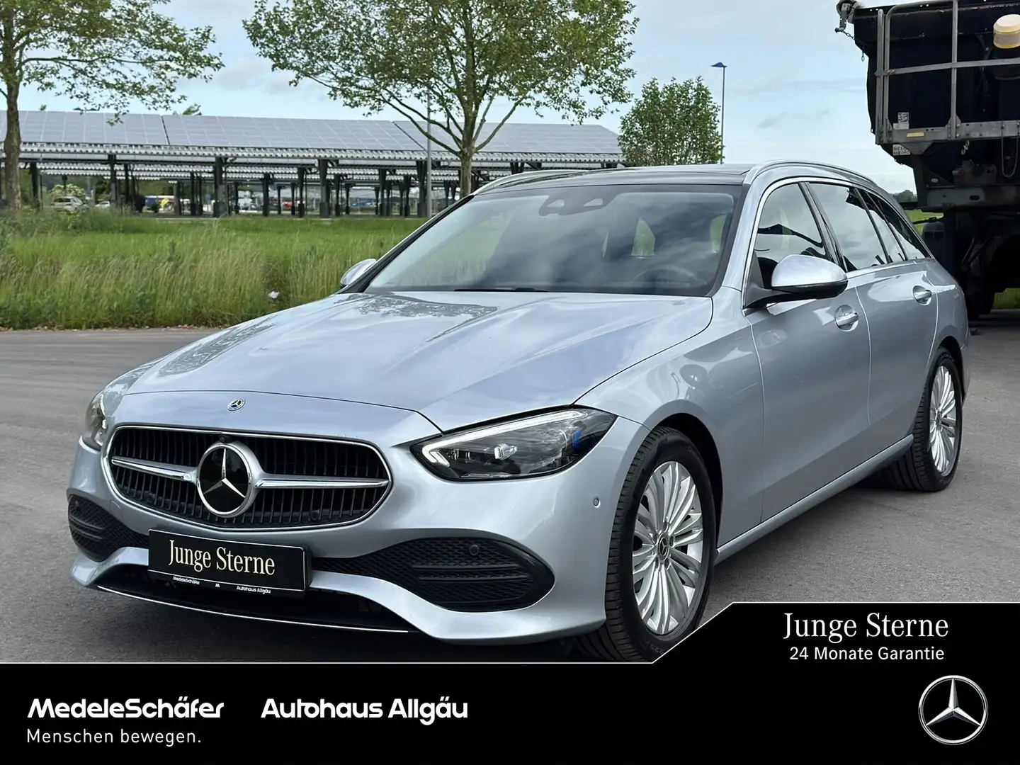 Mercedes-Benz C 300 C 300 T d Avantgarde Distronic MASSAGE AHK NP79 Silber - 1